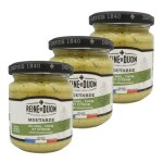 Lot 3x moutarde au miel, thym et citron - bocal 200g