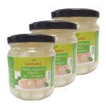 Lot 3x petits oignons blancs au vinaigre - pot 200g