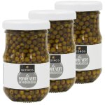 Lot 3x poivre vert de madagascar - bocal 110g