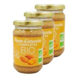 Lot 3x pure d'amande complte bio - pot 300g