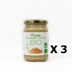 Lot 3x purée de sésame tahin bio - agidra - pot 280g Lot 3x purée de sésame tahin bio - agidra - pot 280g