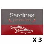 Lot 3x sardines pimentées - maroc - conserve 125g Lot 3x sardines pimentées - maroc - conserve 125g