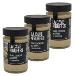 Lot 3x sauce crmeuse aux cpes 1% aromatise - bocal 525g