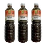 Lot 3x sauce hutre - bouteille 1l