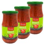 Lot 3x sauce tomate au basilic - pot 350g