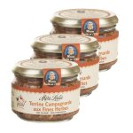 Lot 3x terrine campagnarde aux fines herbes - pot 200g