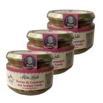 Lot 3x terrine de campagne aux lardons fums - pot 180g