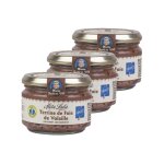 Lot 3x terrine de foie de volaille - pot 180g