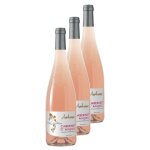 Lot 3x vin rosé ambroisie cabernet d'anjou aoc - loire - bouteille 750ml Lot 3x vin rosé ambroisie cabernet d'anjou aoc - loire - bouteille 750ml