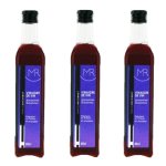 Lot 3x vinaigre de vin rouge echalote - marcel recorbet - bouteille 500ml