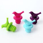 Lot de 4 , bouchon de bouteille de vin, bouchon a vin en silicone, mignon, décoratif, couleurs assorties ... Lot de 4 , bouchon de bouteille de vin, bouchon a vin en silicone, mignon, décoratif, couleurs assorties ...