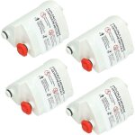 Lot de 4 cassettes anti - calcaire pour centrale vapeur rowenta xd9060e0