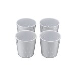 Lot de 4 faisselles (0, 25 l) pour fromagre lagrange