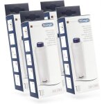 Lot de 4 filtres a eau originaux pour machines a caf� delonghi