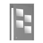 Lot de 4 miroirs adh�sifs carr�s en verre 30 x 30 cm