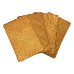 Lot de 4 napperons en rotin, napperons rectangulaires tisss a la main en jonc de mer naturel, tapis ...