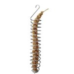 Lot de 4 paniers a fruits pour perroquets 25 cm support millet pour cages a oiseaux rf : 6914