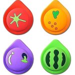 Lot de 4 pat�res cr�atives pour enfants, porte - peignoirs muraux pour serviettes de cuisine