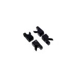 Lot de 4 patins en caoutchouc grille (101765 - 6681) four cuisinire (484000000840 whirlpool bauknecht ...