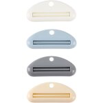 Lot de 4 presse - dentifrice, pince distributeur, pince a dentifrice en plastique tube de dentifrice ...