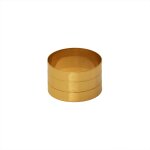 Lot de 4 ronds de serviette - dor