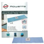 Lot de 4 sacs microfibre collecto wet & dry (195269 - 30549) aspirateur (zr816001 rowenta calor)
