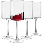 Lot de 4 verres a vin en cristal 52 cl