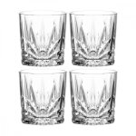 Lot de 4 verres a whisky 220ml - leonardo - transparent -