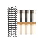 Lot de 45 crayons et baguettes de balai de sorcire crayons et lunettes  cadre rond sans lentille, ...