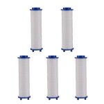 Lot de 5 filtres pour douchette savewater power venteo filtre rempla�able pour pommeau de douche syst�me ...
