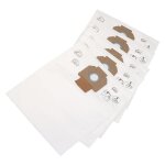Lot de 5 sacs attix aspirateur (302004000 107419591 nilfisk matra / doro matra)