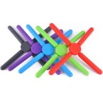 Lot de 5 tapis en silicone antidrapants pliables durables (diffrentes couleurs) - tapis rsistant a ...