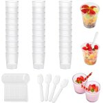 Lot de 50 verrines plastique 55 ml ¿ r�utilisables