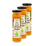 Lot 5x coulis bio mangue et passion - flacon 156ml Lot 5x coulis bio mangue et passion - flacon 156ml