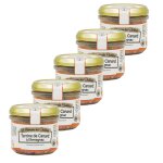 Lot 5x terrine de canard a l'armagnac - bocal 450g