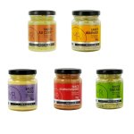 Lot 5x90g - sauce fabriqu�e en france - mr - curry, b�arnaise, tartare, a�oli, bourguignonne