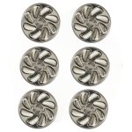 Lot de 6 assiettes pour 8 huitres Lot de 6 assiettes pour 8 huitres