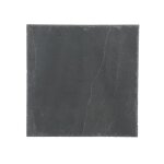 Lot de 6 assiettes carrées ardoise 30cm gris Lot de 6 assiettes carrées ardoise 30cm gris