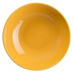 Lot de 6 assiettes creuses  colorama  20cm jaune