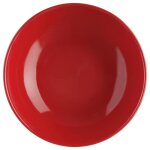 Lot de 6 assiettes creuses  colorama  20cm rouge