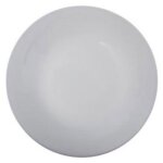 Lot de 6 assiettes creuses  jeanne  20cm blanc