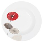 Lot de 6 assiettes creuses  osara  22cm blanc