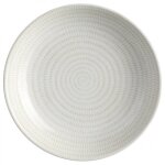 Lot de 6 assiettes creuses  rice  20cm blanc