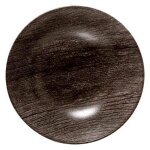 Lot de 6 assiettes creuses  vie sauvage  20cm noir