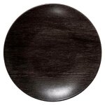 Lot de 6 assiettes a dessert  vie sauvage  20cm noir