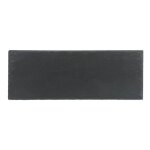 Lot de 6 assiettes longues  ardoise  30cm gris