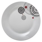 Lot de 6 assiettes plates  instant  27cm blanc