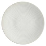 Lot de 6 assiettes plates  rice  27cm blanc