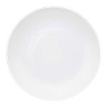 Lot de 6 assiettes plates r�utilisables  square  25cm blanc