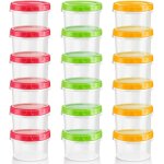 Lot de 6 botes alimentaires botes de conglation 2 l rectangulaires qualit autrichienne (bleues, 23 ...